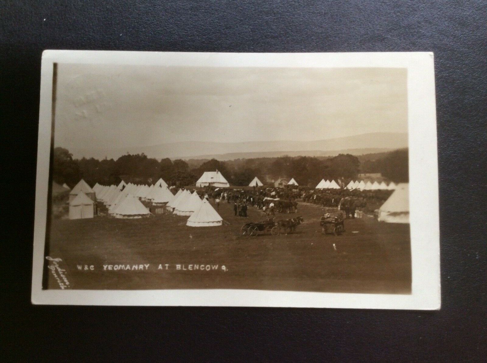 House Clearance - RP Service,Westmorland & Cumberland Yeomanry Blencow Camp 1913,