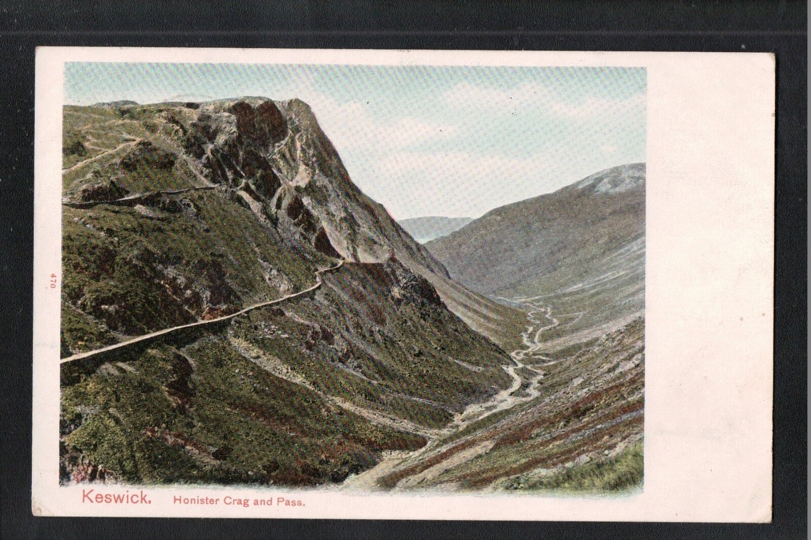 House Clearance - L@@K  Keswick Honister Crag and Pass Cumbria 1905 Service ~ NICE SHADES