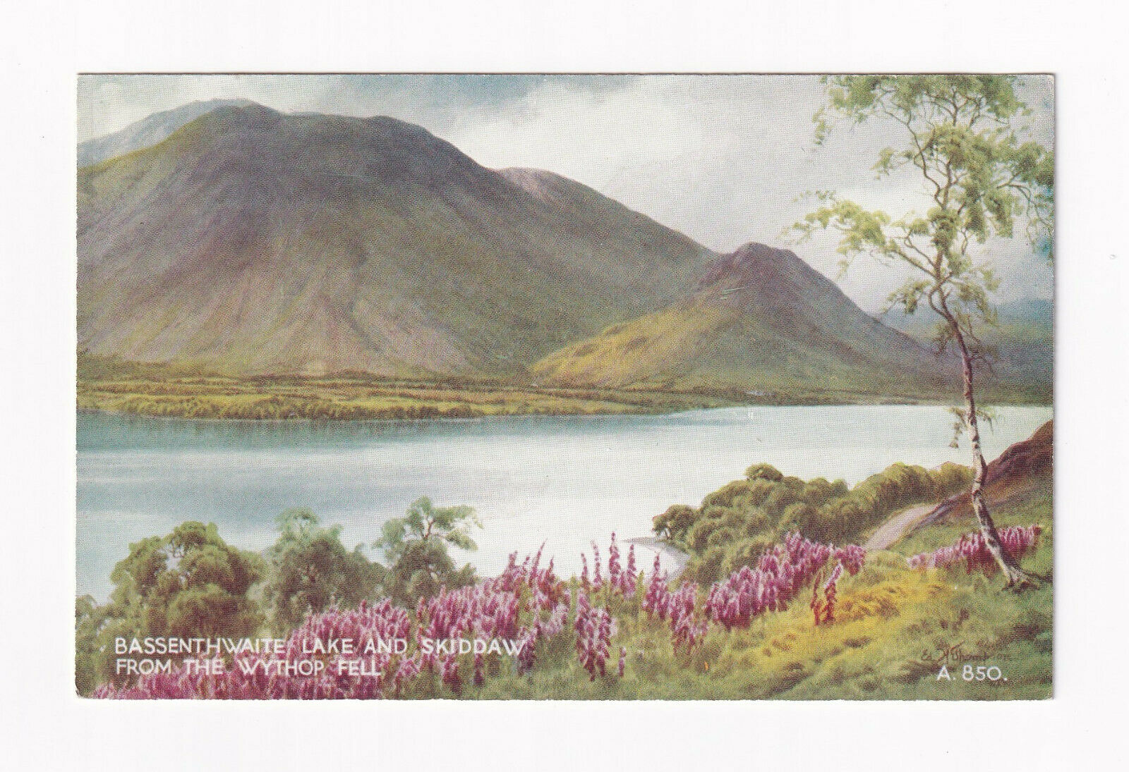 House Clearance - Printed service, Bassenthwaite Lake and Skiddaw From the Wythop Fell