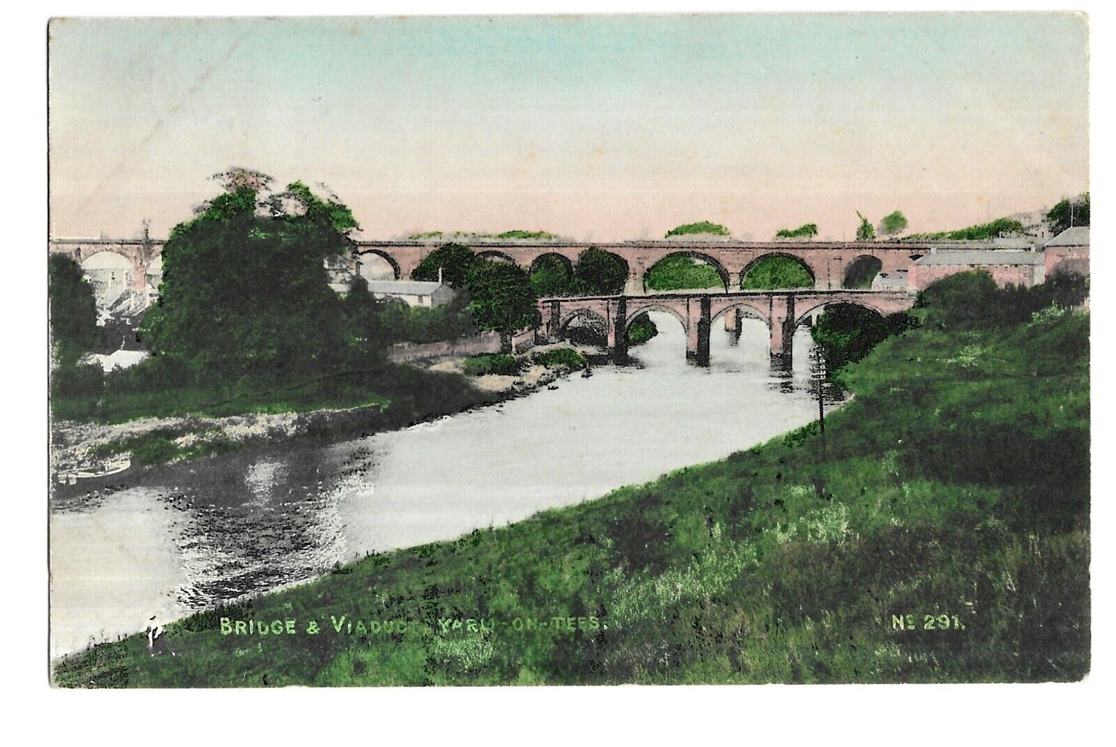 House Clearance - Yorkshire. Bridge & Viaduct, Yarm on Tees. Published by Brittain & Wright.