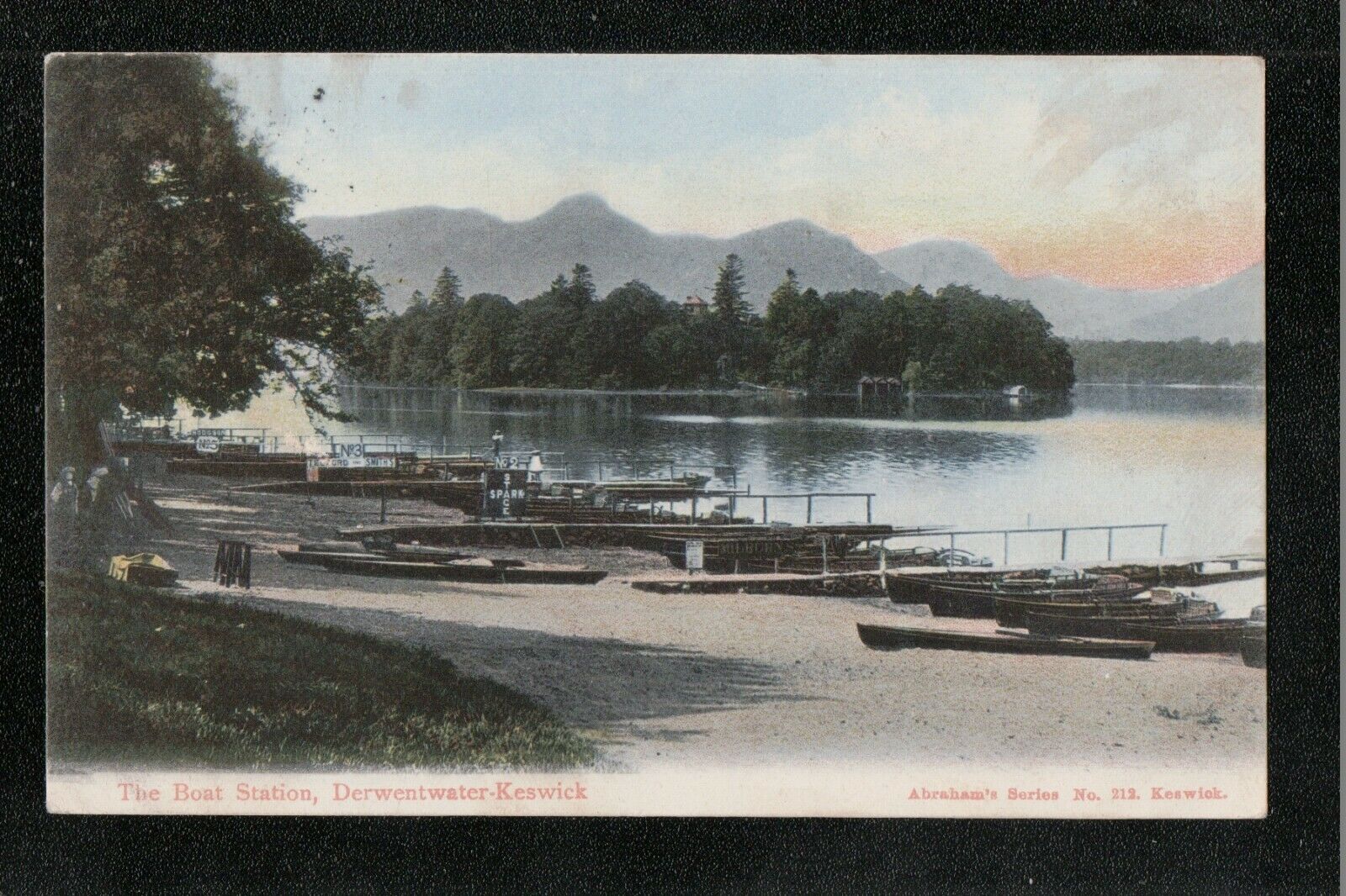 House Clearance - The Boat Station Derwentwater Keswick 1907 Abraham's Series Service