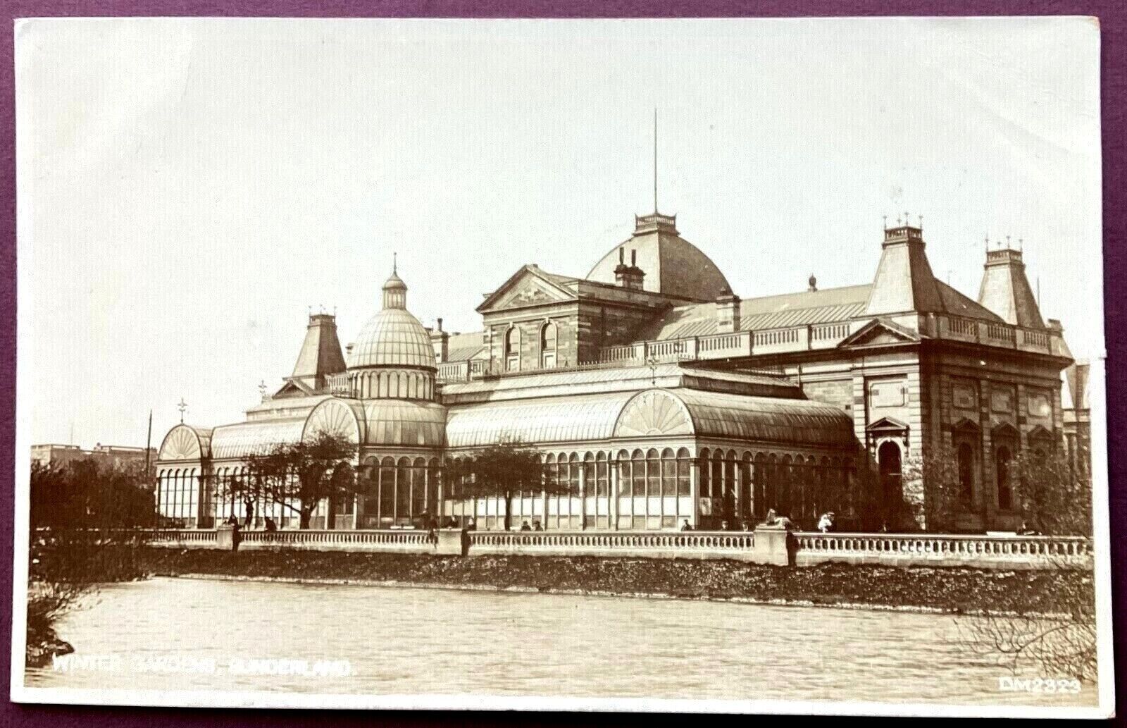 House Clearance - REAL PHOTO POSTCARD - THE WINTER GARDENS, SUNDERLAND, CO. DURHAM