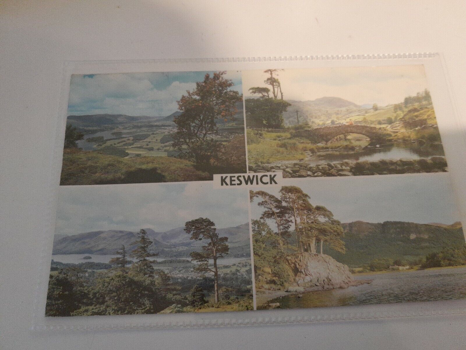 House Clearance - VINTAGE POSTCARD KESWICK MULTIVIEW POSTED 1970