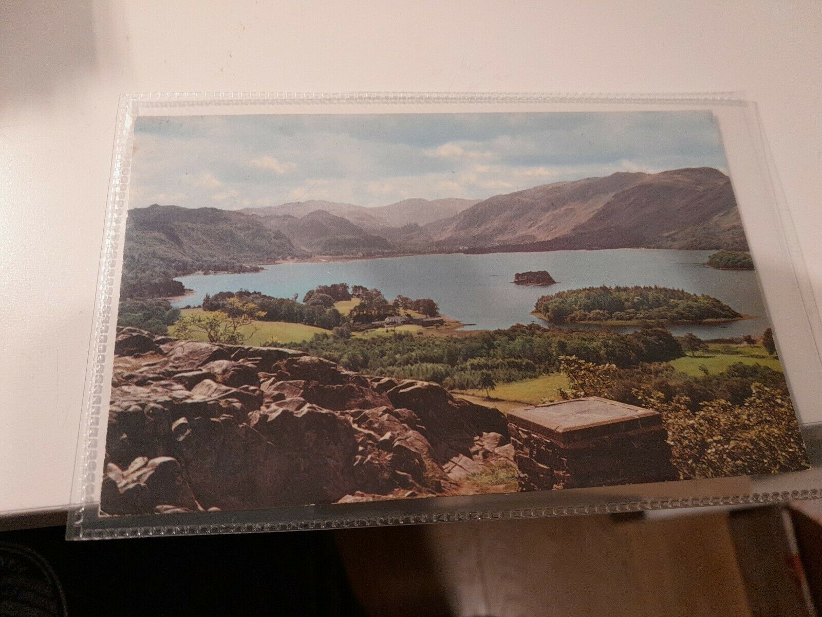 House Clearance - VINTAGE POSTCARD - DERWENTWATER FROM CASTLE HEAD - KESWICK - CUMBERLAND