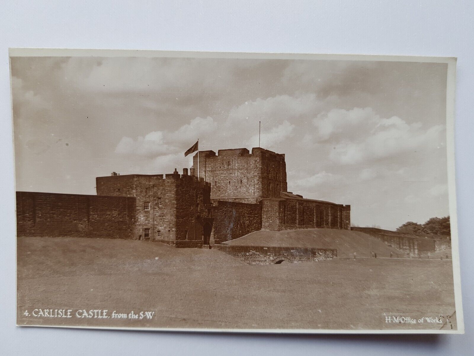 House Clearance - Vintage Service - Carlisle Castle Real Photo RPPC B&W