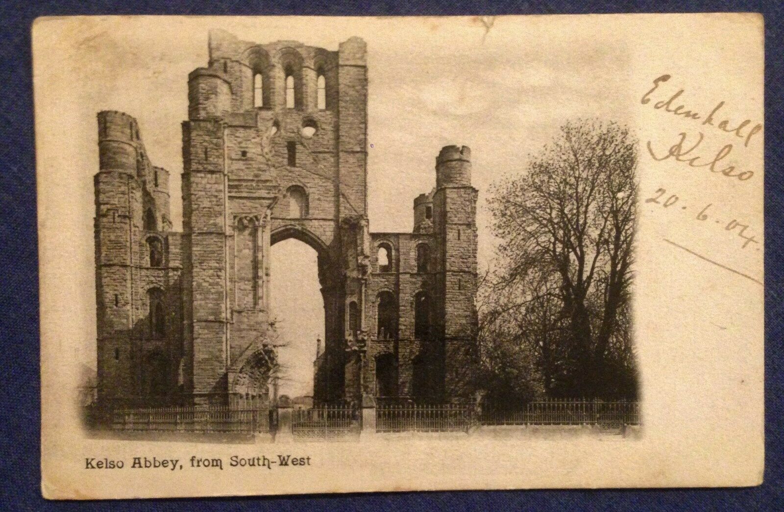 House Clearance - Vintage Service.  Kelso Abbey from South West.  (N)