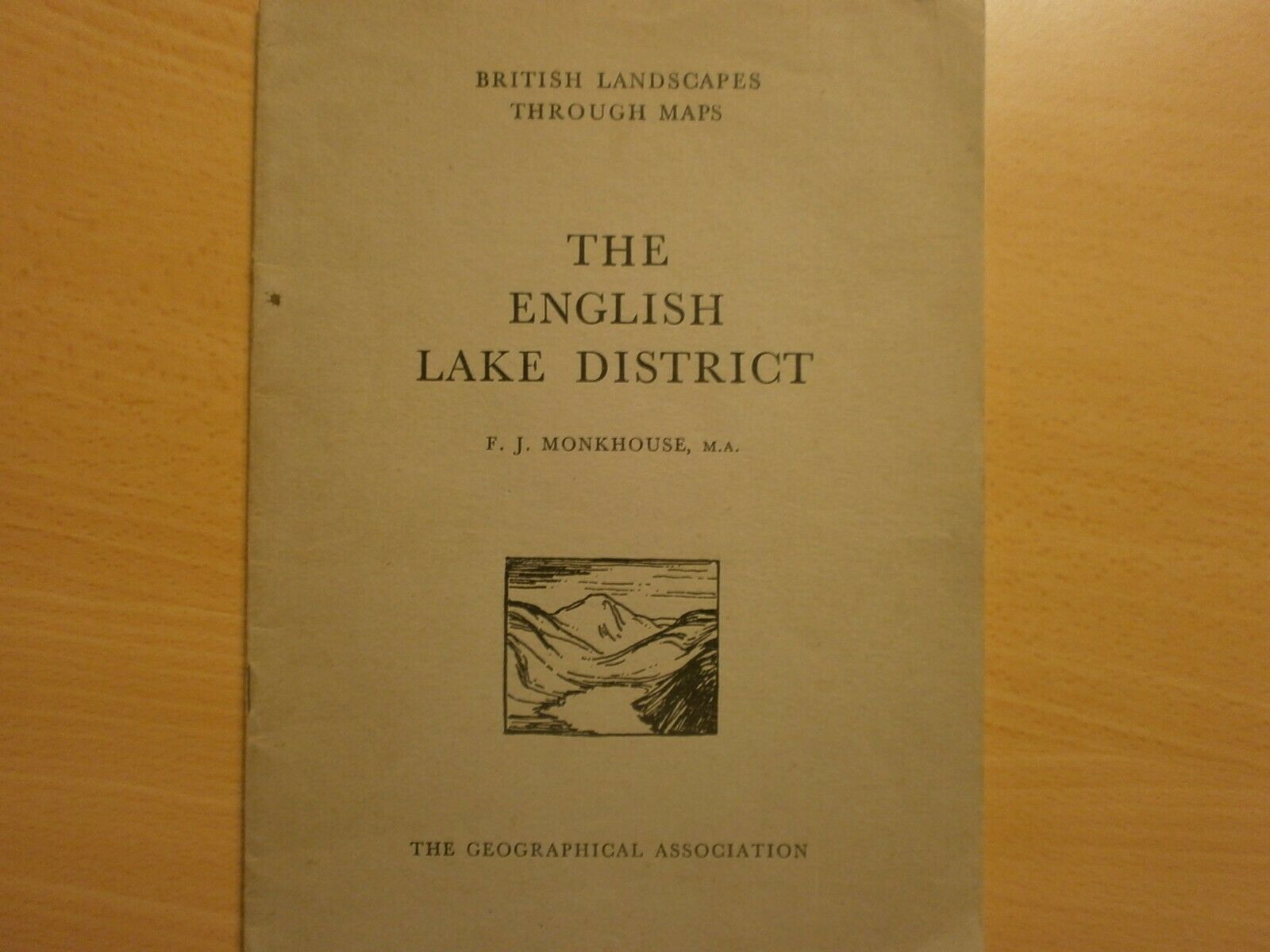 House Clearance - The English lake District, Monkhouse, Vintage booklet, geographical association