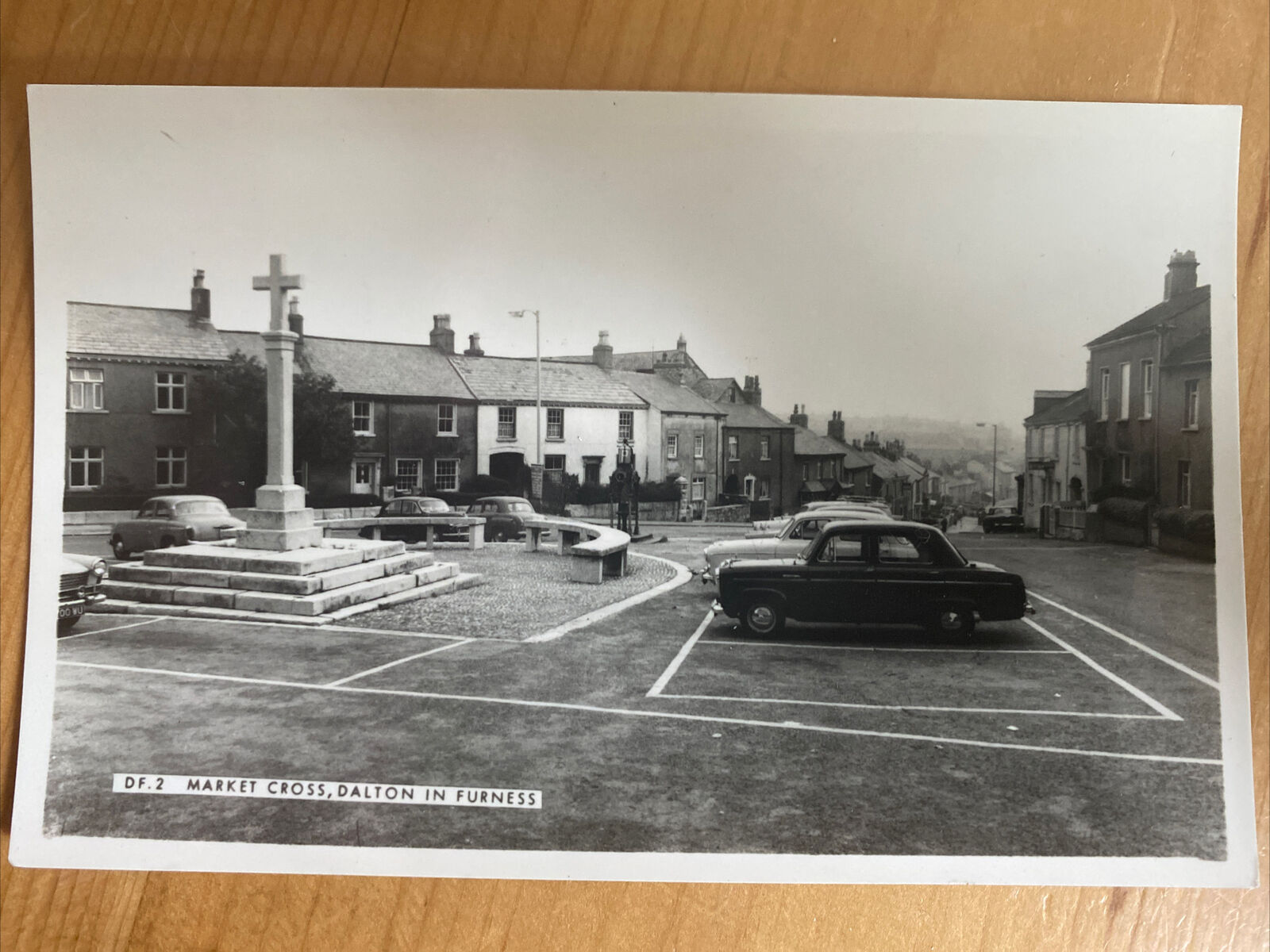 House Clearance - DALTON In FURNESS Cumbria Market Cross VINTAGE FRITHS SERIES 1950s Real Photo