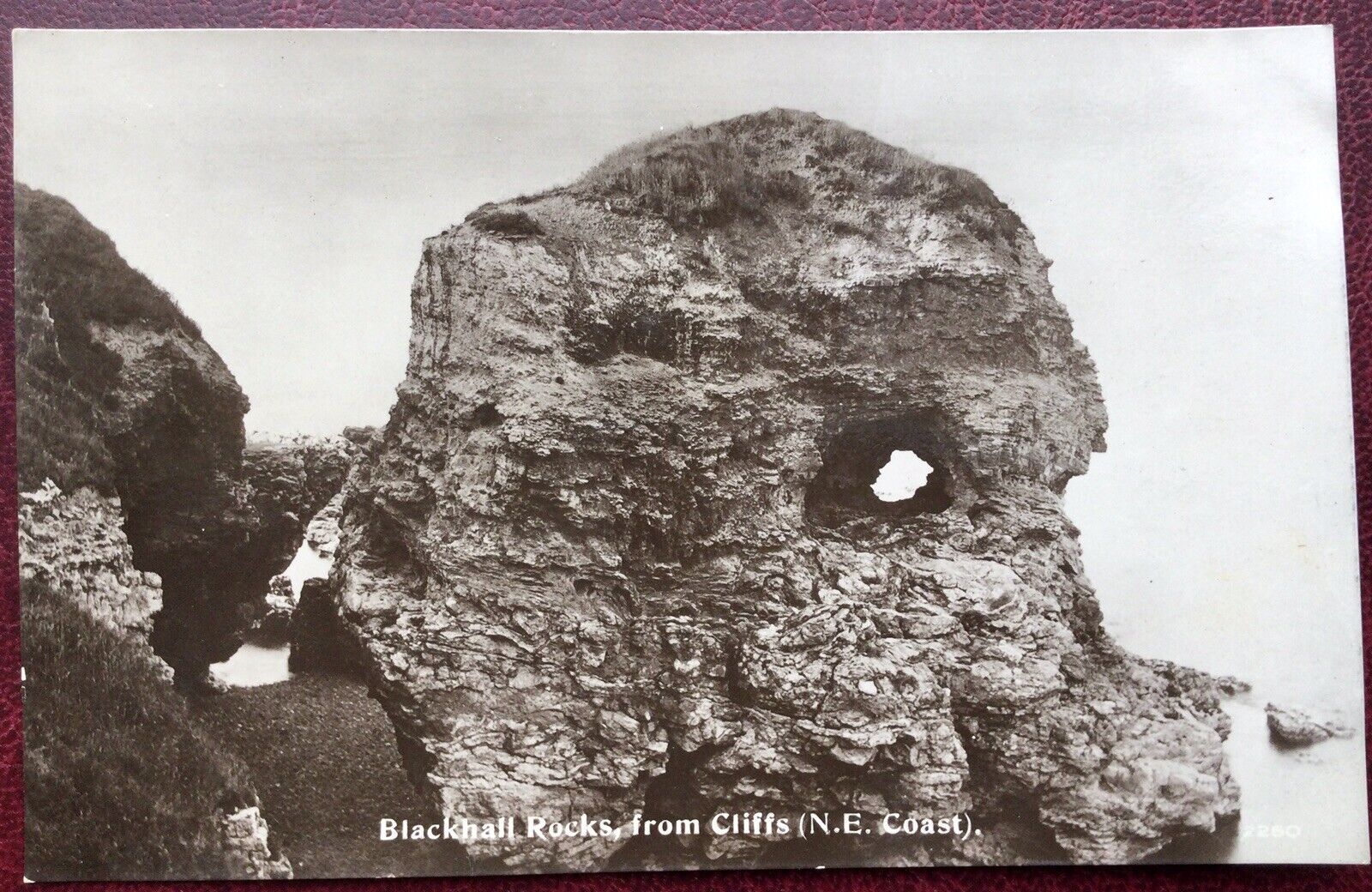 House Clearance - Vintage Sepia. Service, R/P Blackball Rocks, from Cliffs, Hartlepool, C. Durham