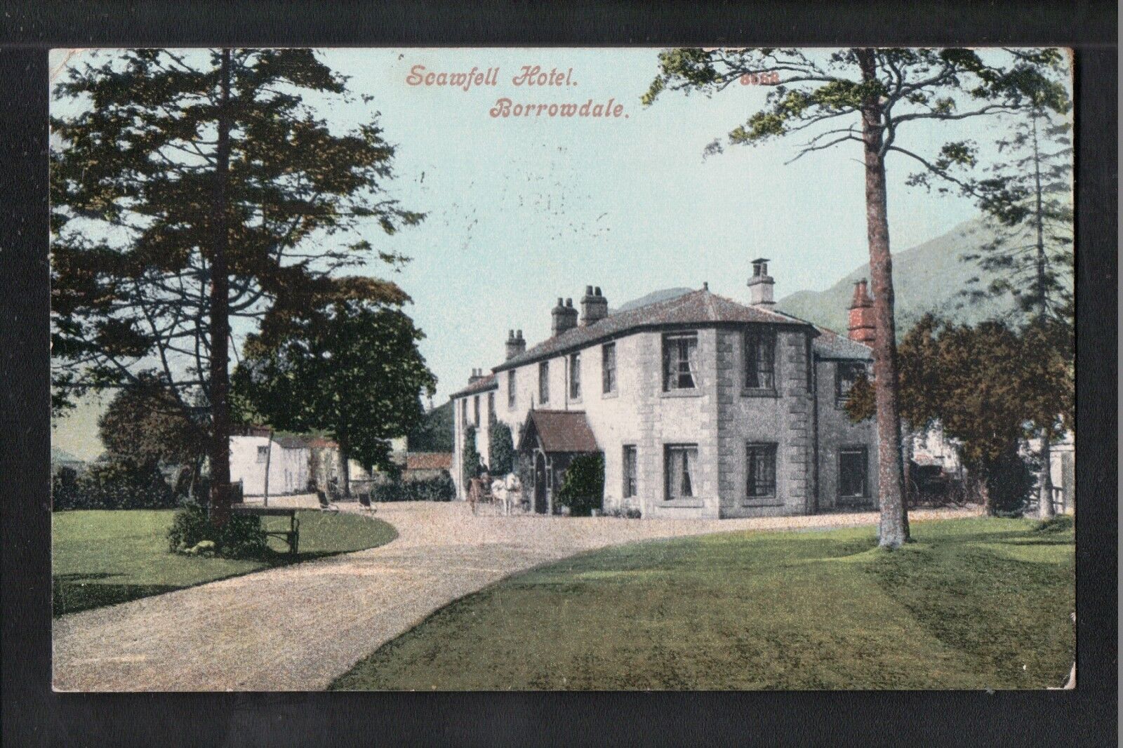 House Clearance - L@@K  Scawfell Hotel Borrowdale Cumbria 1908 Service ~ LOVELY SHADES