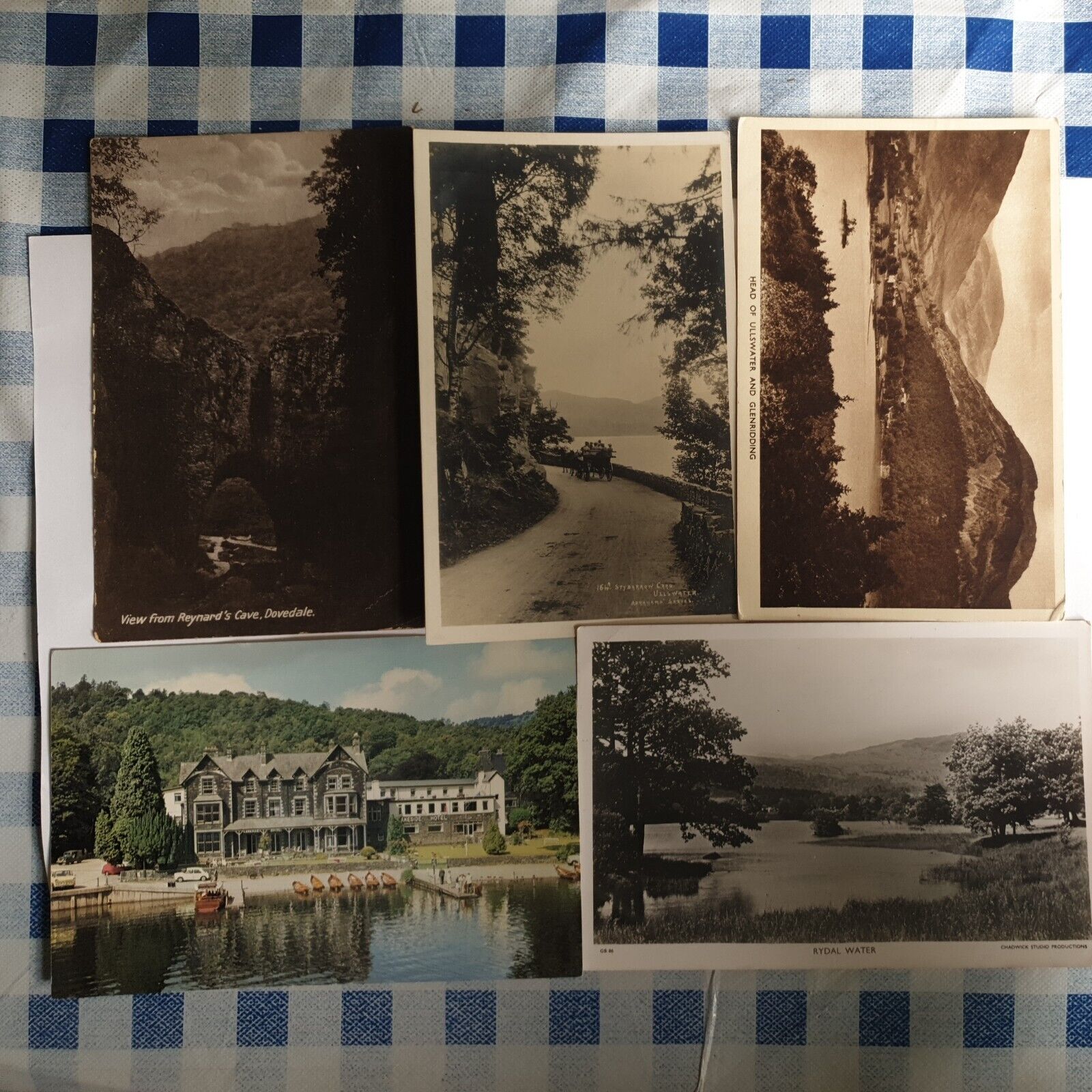 House Clearance - vintage job lot services Lake  1929 onwards, Ullswater , Rydal water,Ulverston