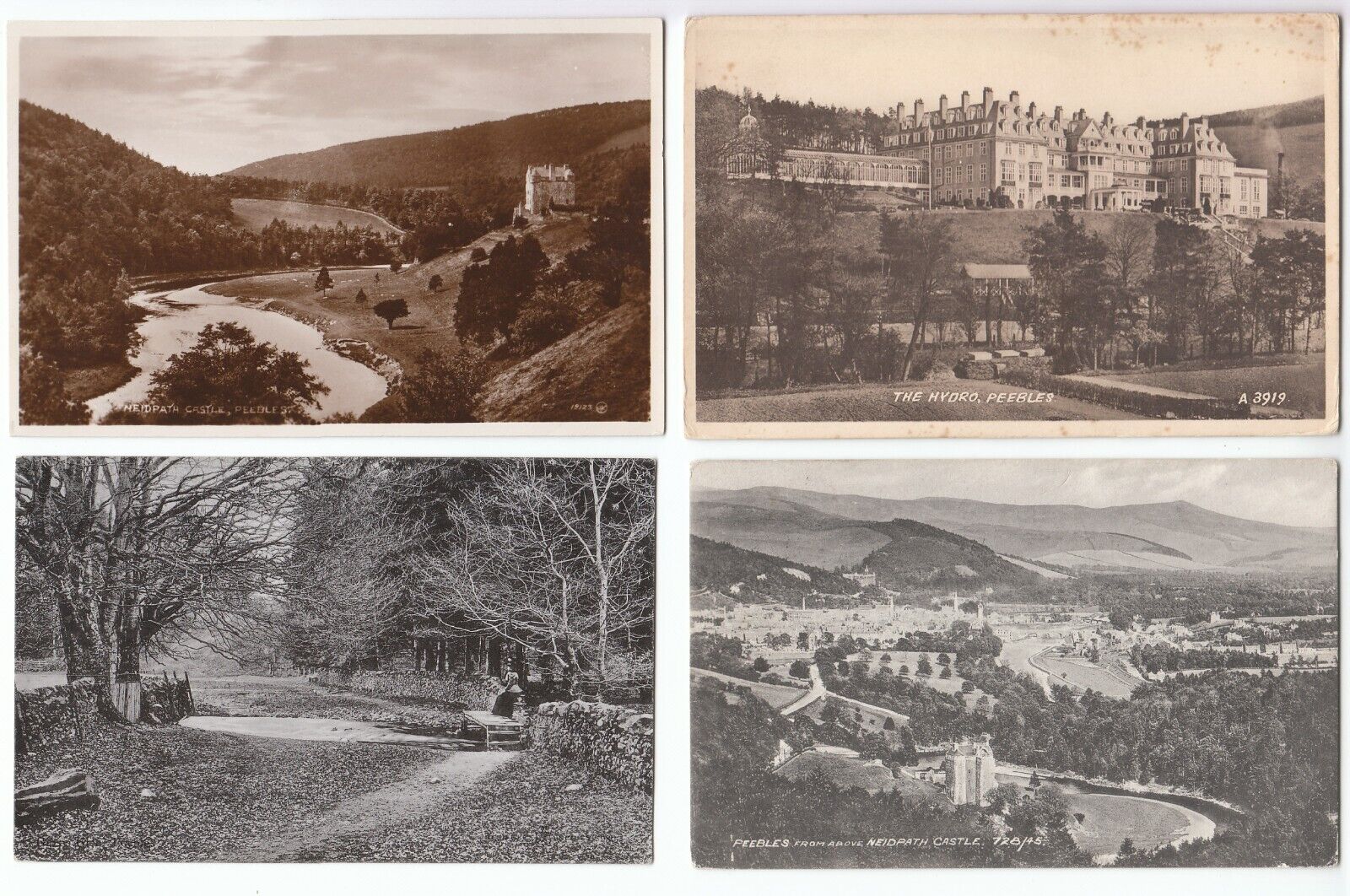 House Clearance - 10 Peebles Peeblesshire Scotland Scottish Old Services All Cards Shown (N3)
