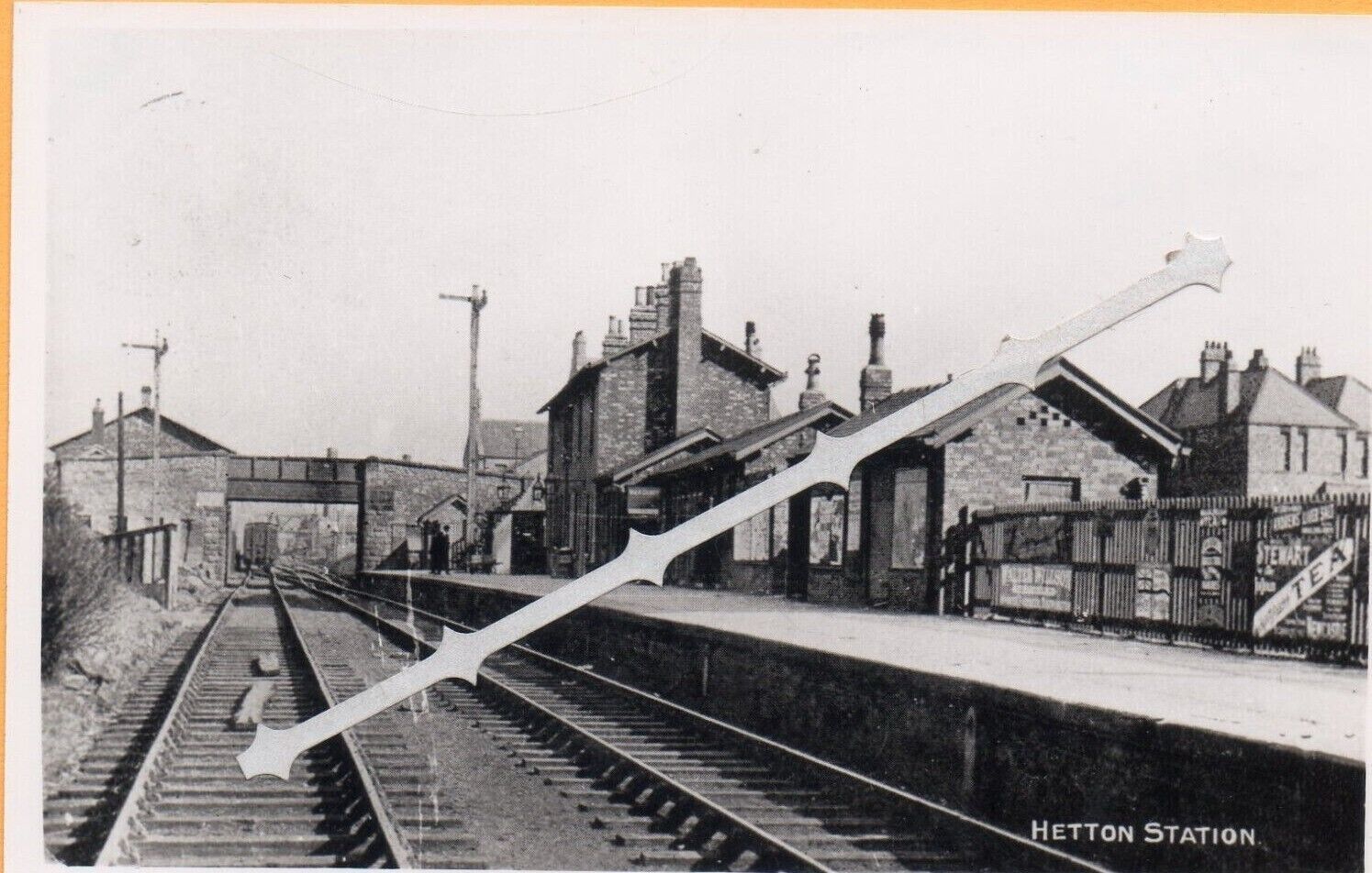House Clearance - Hetton Station (NER) Durham REAL PHOTO (not PC)