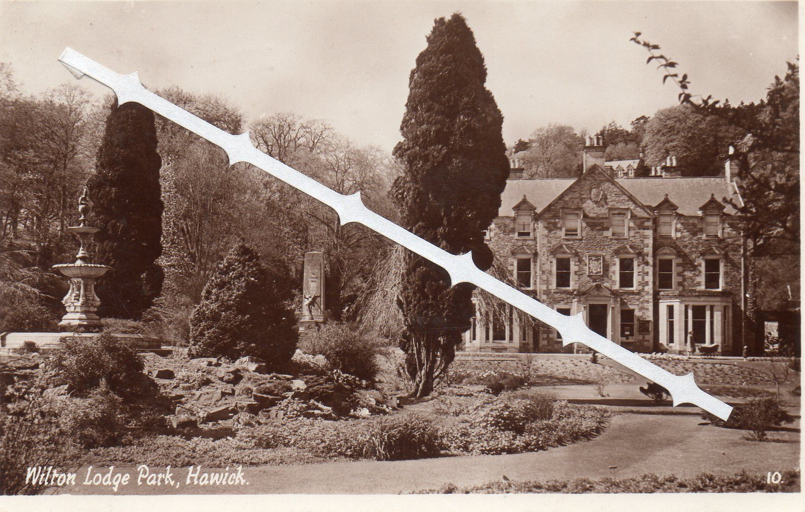 House Clearance - Wilton Lodge Park, HAWICK, Scotland  vgc.. REAL PHOTO PC - Postally used 1958