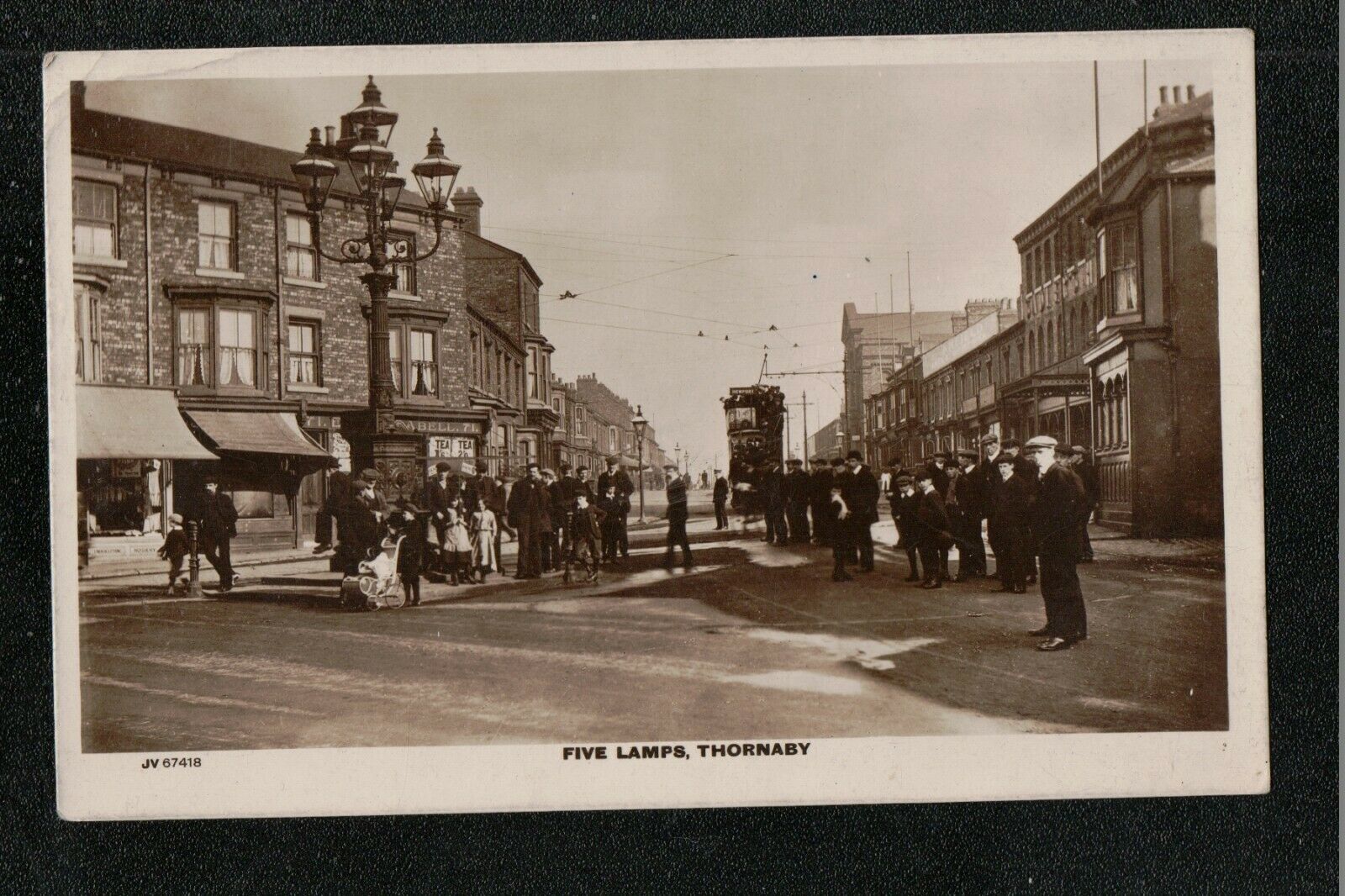 House Clearance - Five Lamps Thornaby 1913 ? Service Nr Stockton ~ SUPER IMAGE
