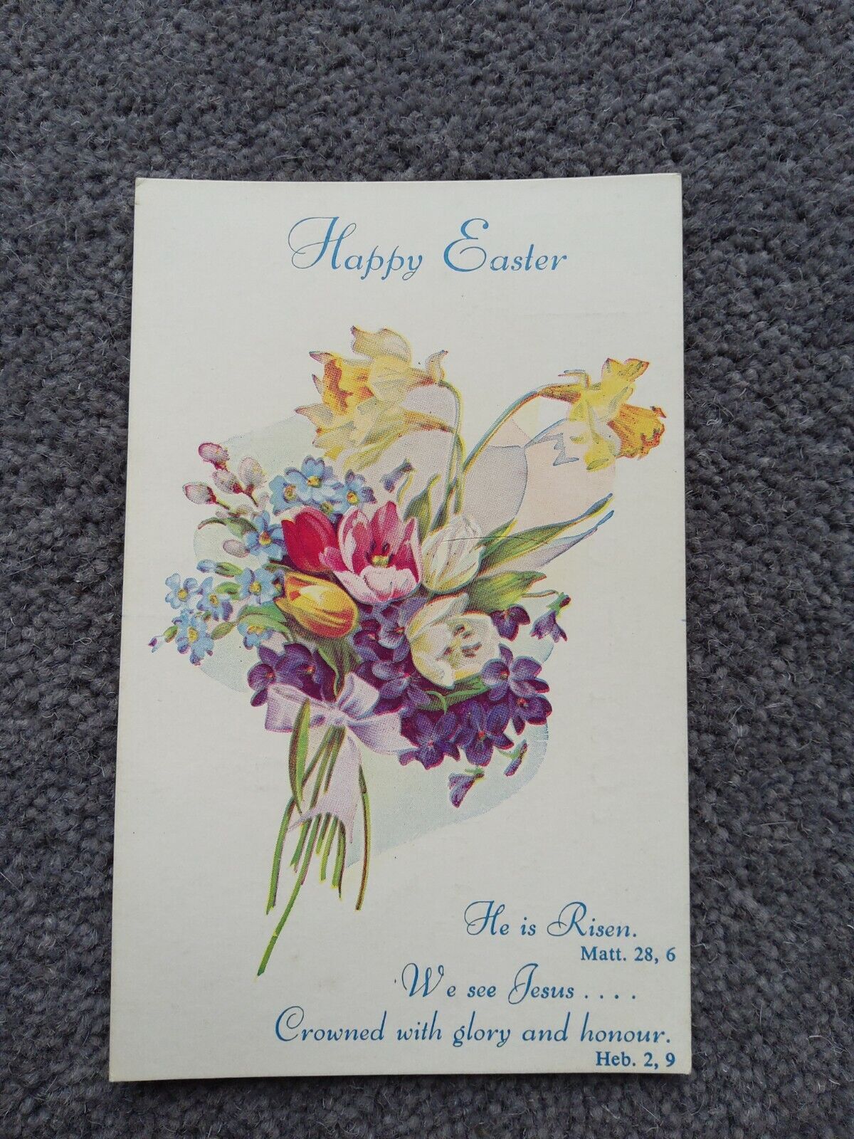 House Clearance - 1960 Easter Service, Bouquet of Flowers, Keswick Series.