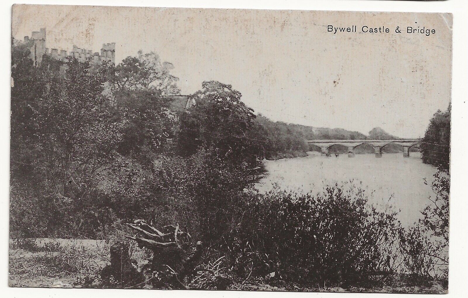 House Clearance - 1906 Service Bywell Castle & Bridge Corbridge Northumberland
