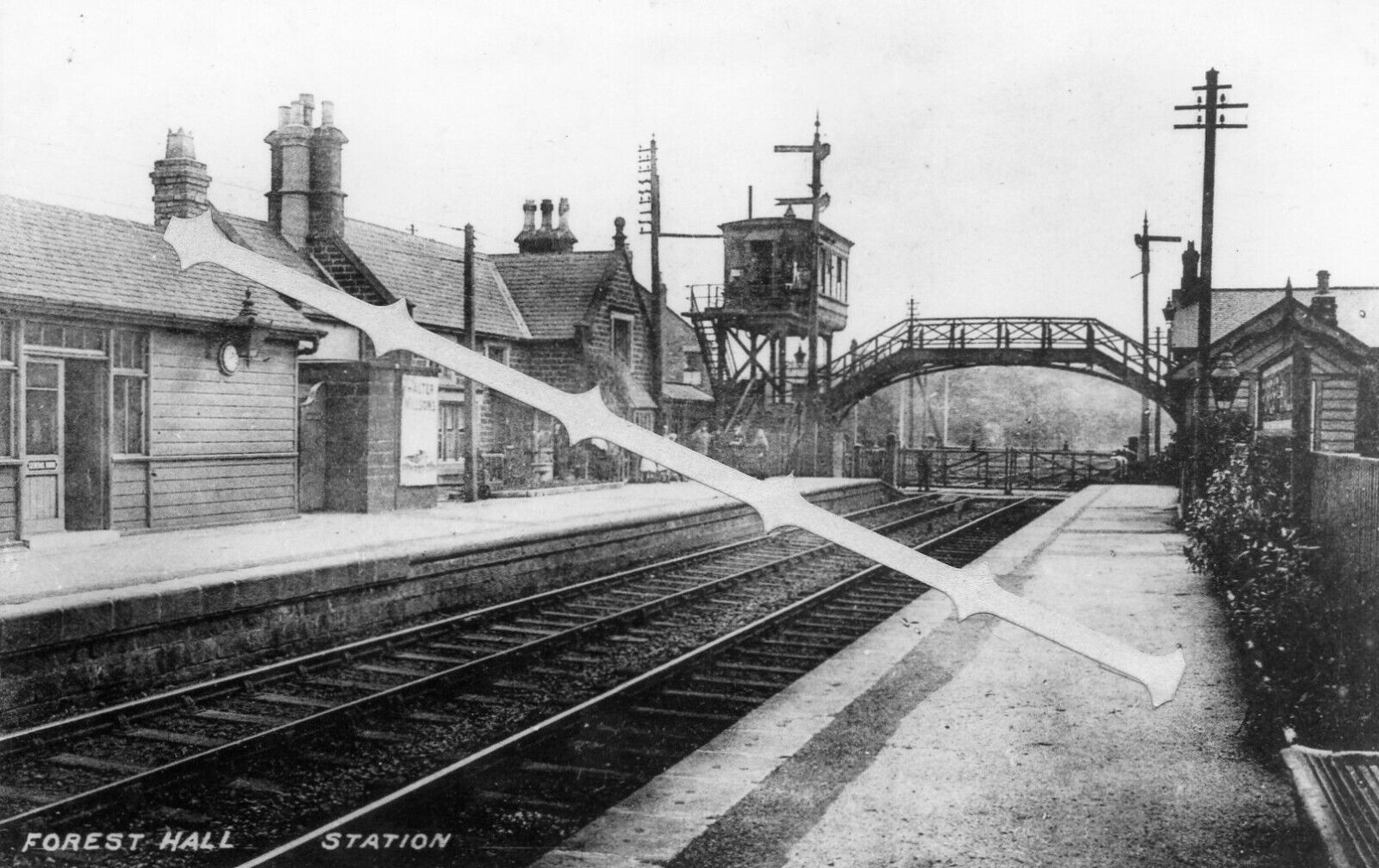 House Clearance - Forest Hall Station (NER) Northumberland REAL PHOTO (not PC)