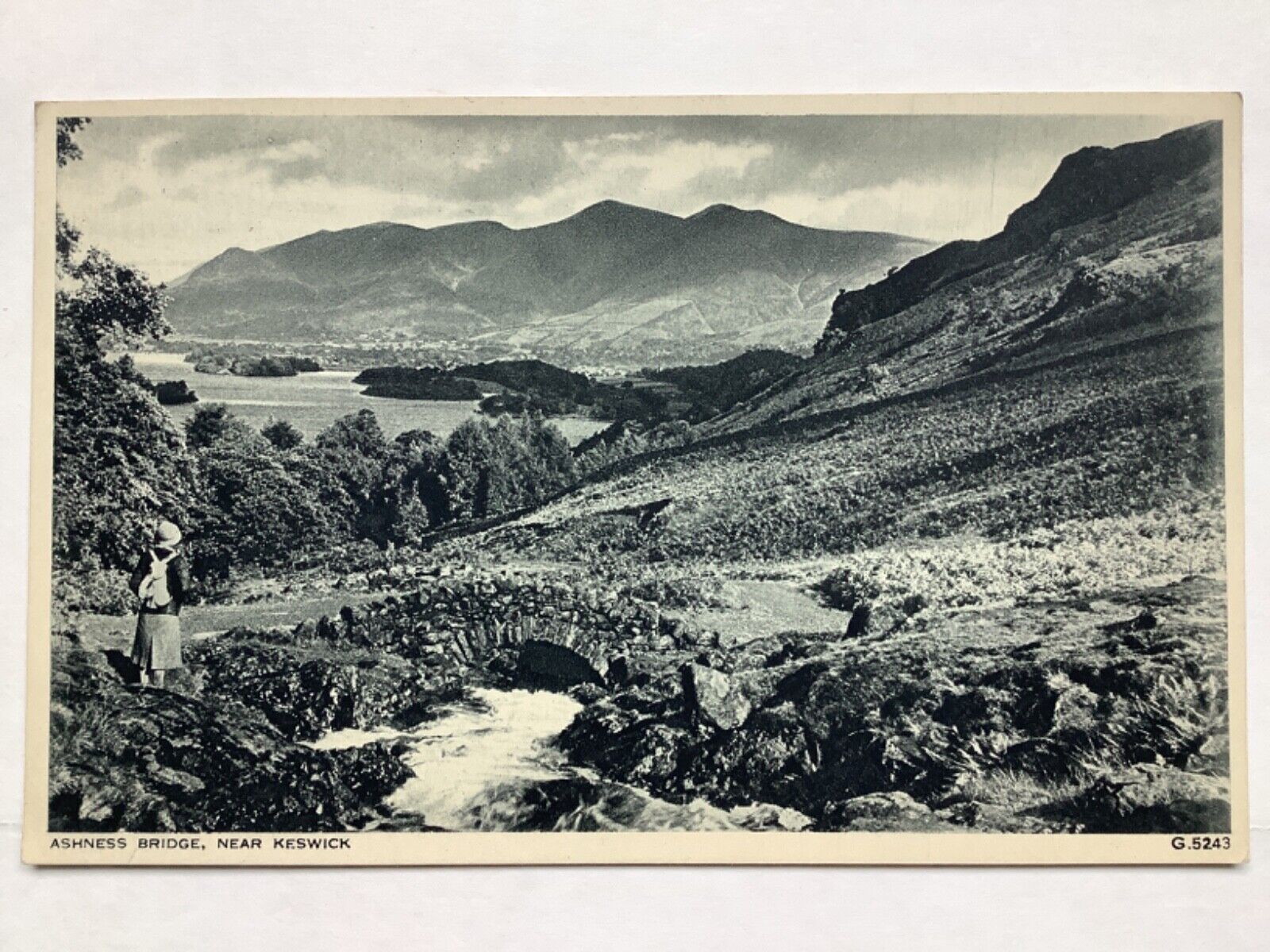 House Clearance - Vintage Service - Derwent Water and Skiddaw from Ashness Bridge near Keswick