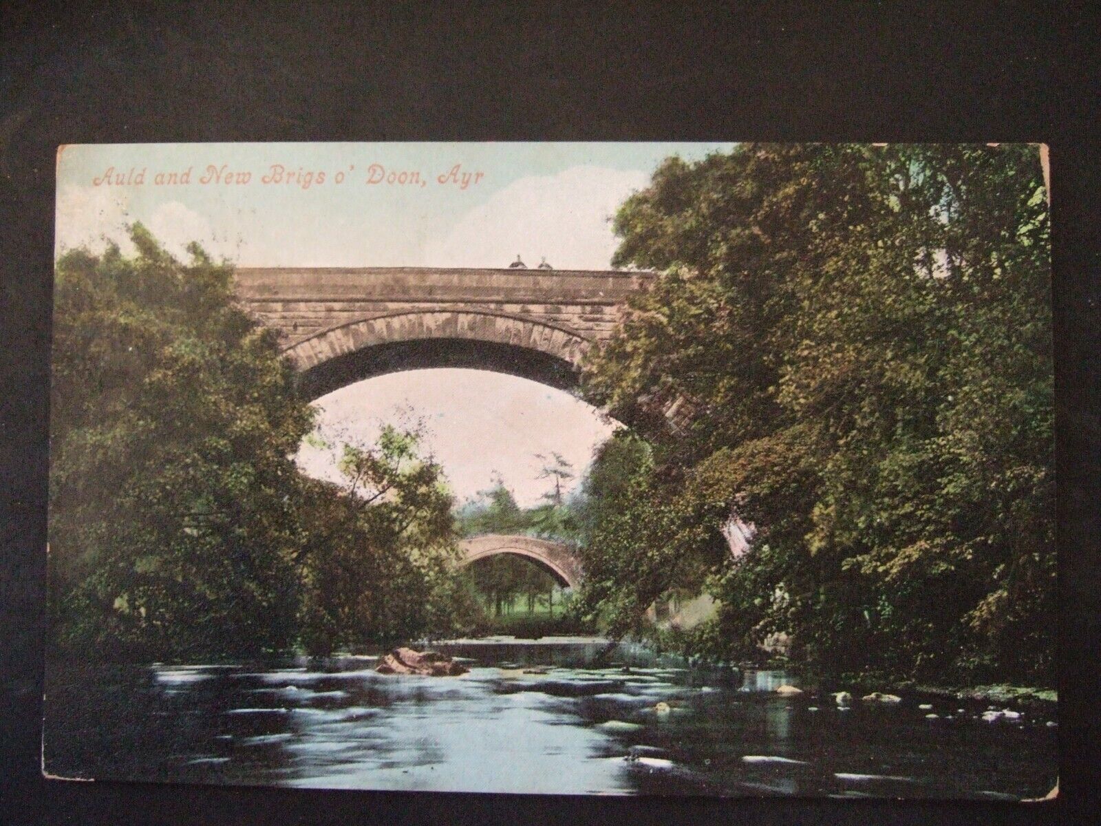 House Clearance - Auld and New Brigs o' Doon, Ayr. Posted to High Briary, Keswick, Cumberland 1905