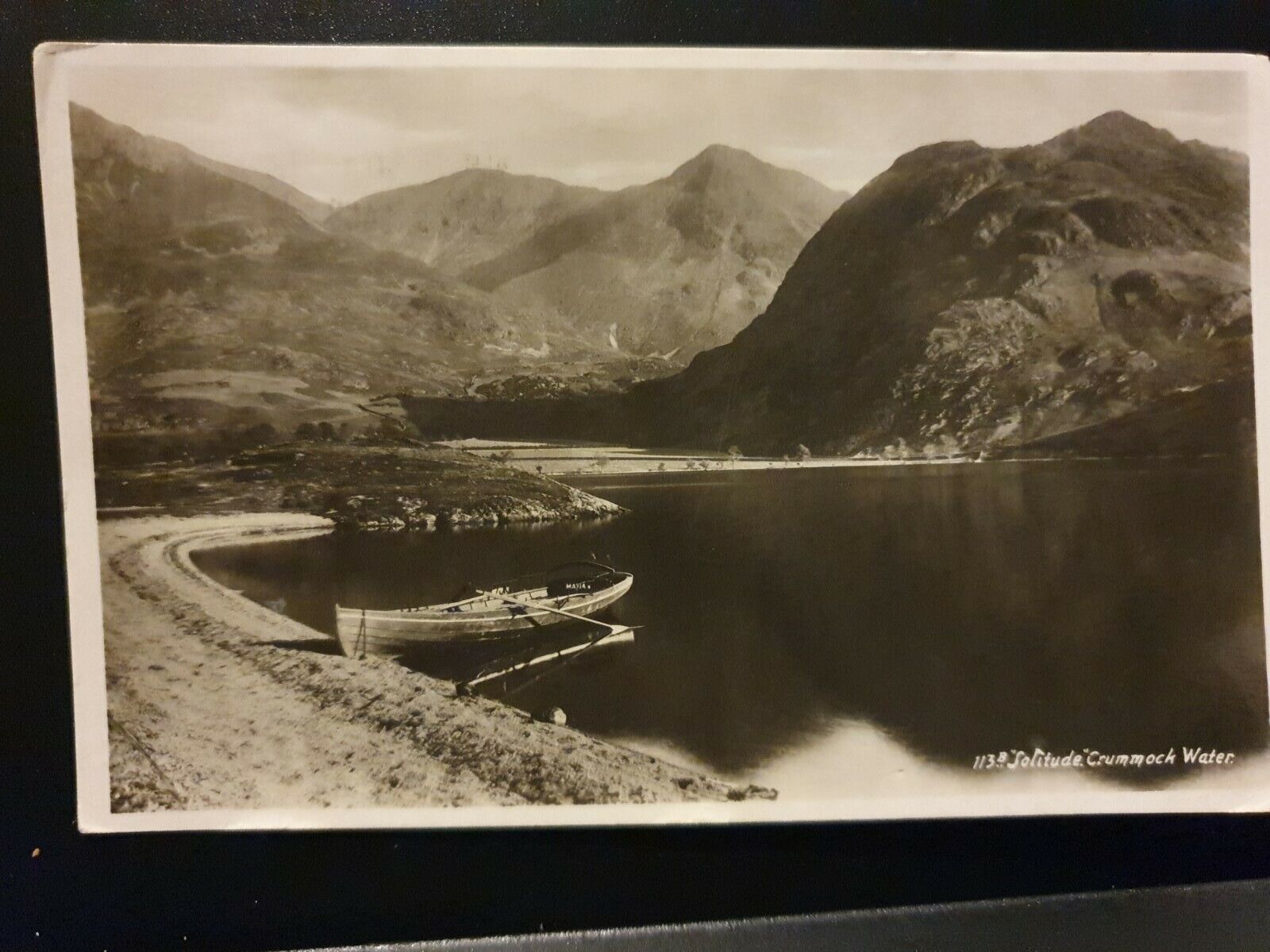 House Clearance - SOLITUDE, CRUMMOCK WATER, CUMBRIA RP POSTCARD 1934 VGC